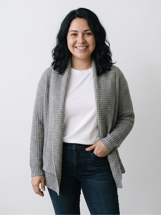 Roots Sweaters - Roots knitted Cardigan |Cozy Light Gray Chunky Knit Cardigan